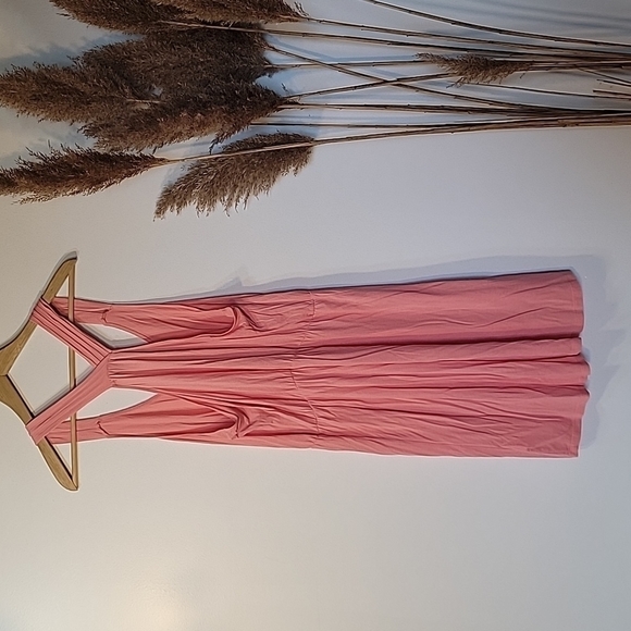 H&m Coral coloured, flowy racerback summer dress. Size small - Picture 6 of 8